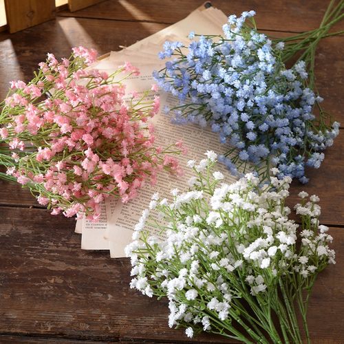 仿真满天星手感软胶仿真花手捧花