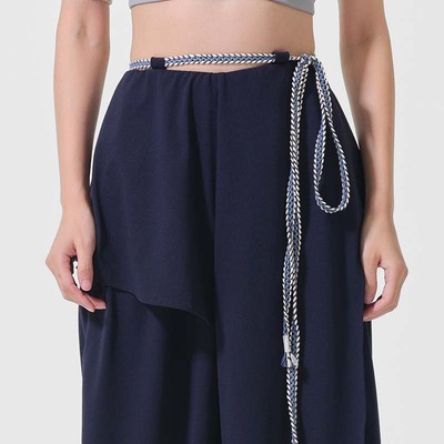 HUHUDANCE现代舞古典舞上衣裤子套装搭配编织绳