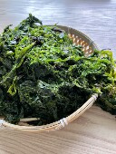 长岛渔家晒干野生干海菜.海青绿菜&海紫菜深海溜鲜可包子饺子煲烫