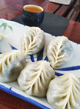 长岛野生海菜包子24个/海岛渔家美食纯手工早餐/任拍2单+送8个包