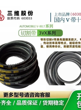 三维三角带3VX250 3VX265 3VX280 3VX300 3VX315 3VX335 3VX355