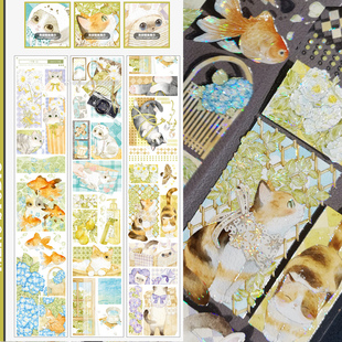 【祈鸟】menu手帐规划局一千零一日贝壳光pet 和纸胶带分装