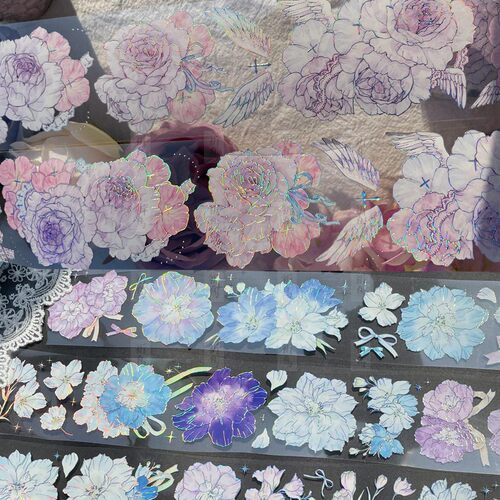 魔王菌原创花使飞燕草贝壳光pet