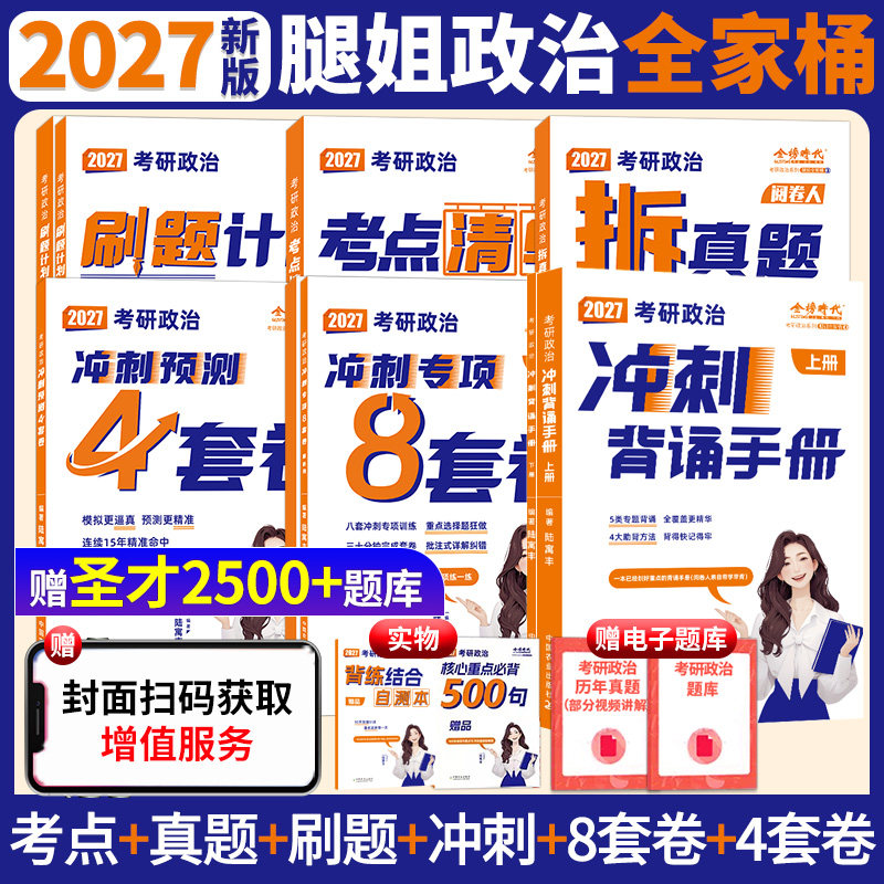 腿姐陆寓丰2027考研政治考点清单