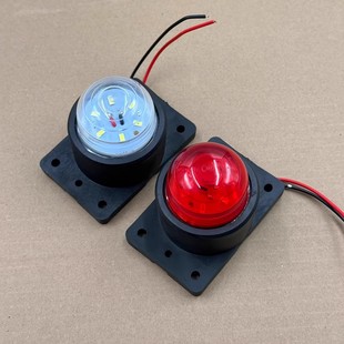 箱货车车厢顶灯防水高亮led示宽灯12v24v大货车示廊灯橡皮四角灯