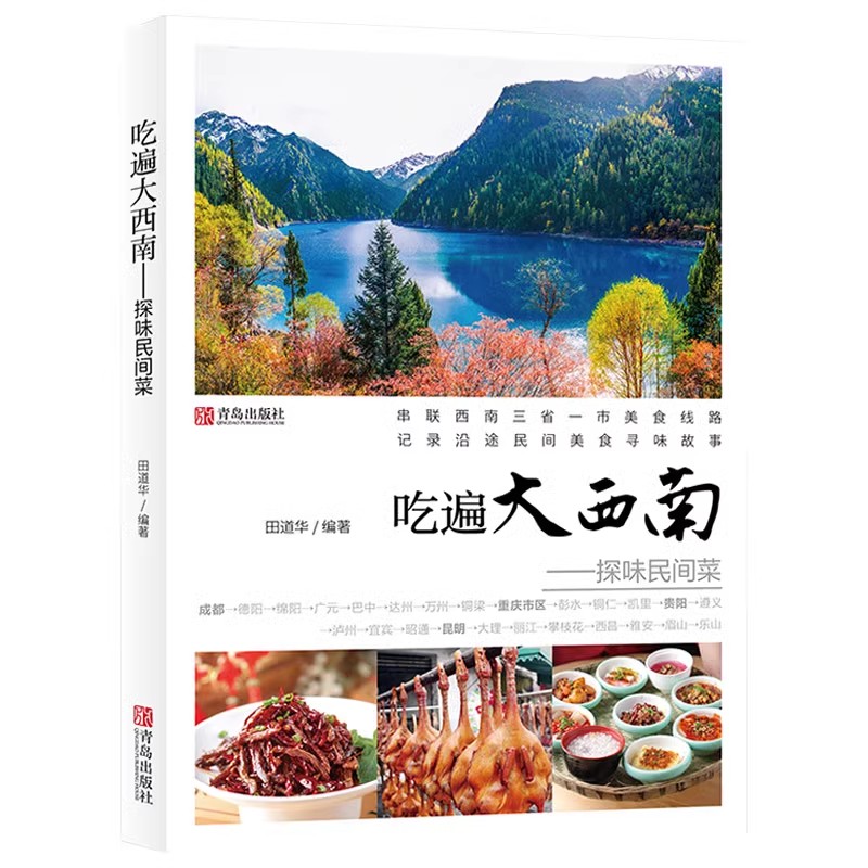 正版图籍 吃遍大西南 探味民间菜 四川重庆美食地图指南 寻味泸州攀枝花成都旅游攻略特产探店之旅 舌尖上的中国食谱饮食文化书籍