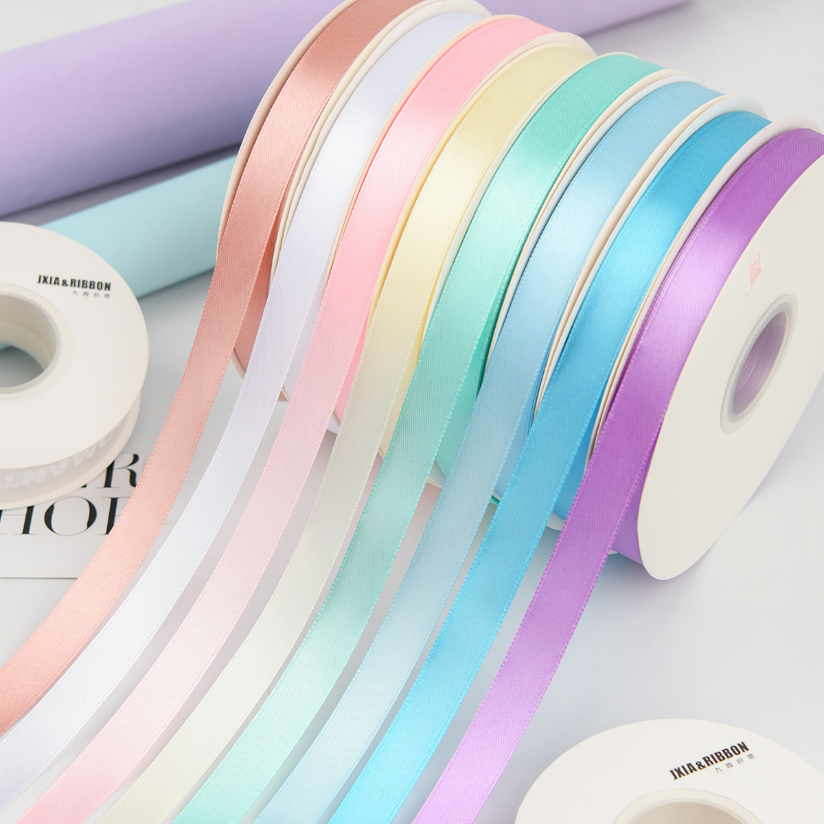 生日快乐厂家定制印字logo丝带