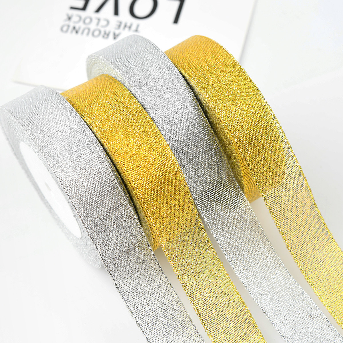 烘焙良品新年金葱银葱丝带蛋糕礼品盒装饰彩带包装绳手工diy礼物,居家布艺,丝带/绸带/布带,淘宝优惠券,粉丝福利购,淘宝优惠卷