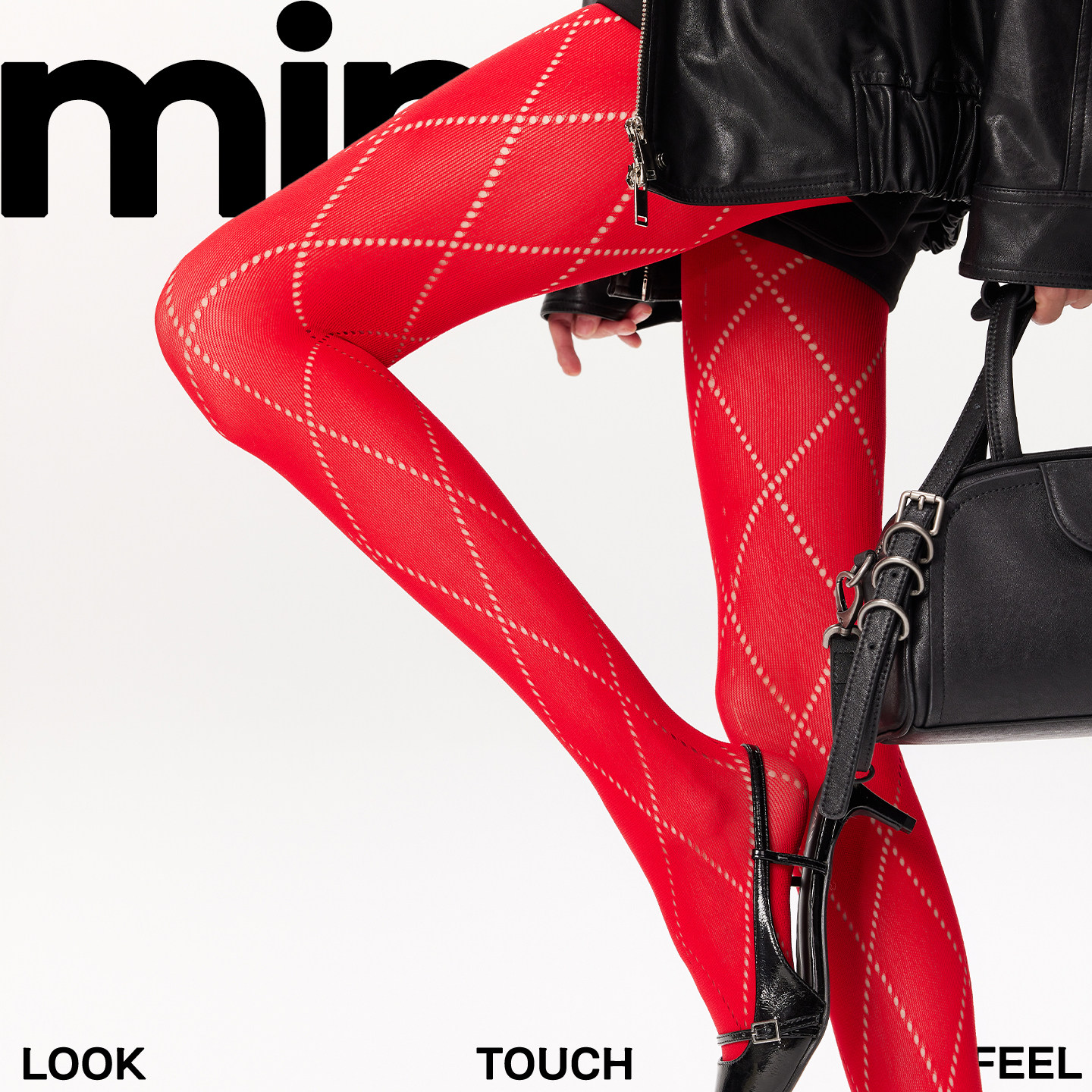 红色丝袜女菱形格网眼性感连裤袜春夏日系复古打底袜防勾丝不掉档