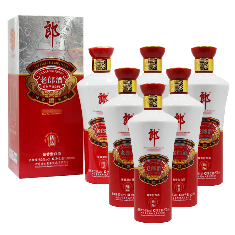 【2012年老酒】郎酒 精品老郎酒53度 醬香型500mLx6