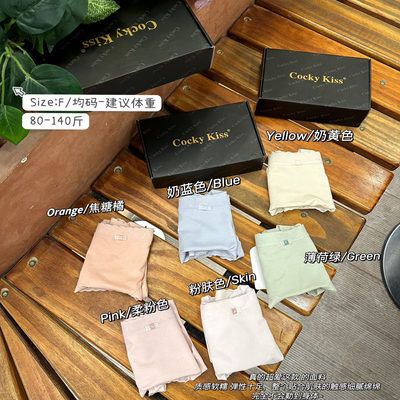 奶油包芙羽柔棉女士内裤