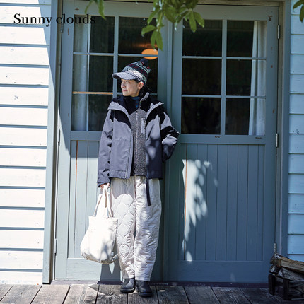 桑妮库拉/Sunny clouds女式滑雪服风连帽外套宽松