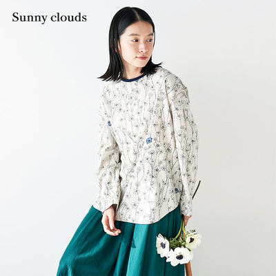 Sunnyclouds女式纯棉印花罩衫