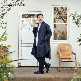 男式 clouds 棉麻萝卜裤 春季 桑妮库拉 舒适休闲裤 Sunny