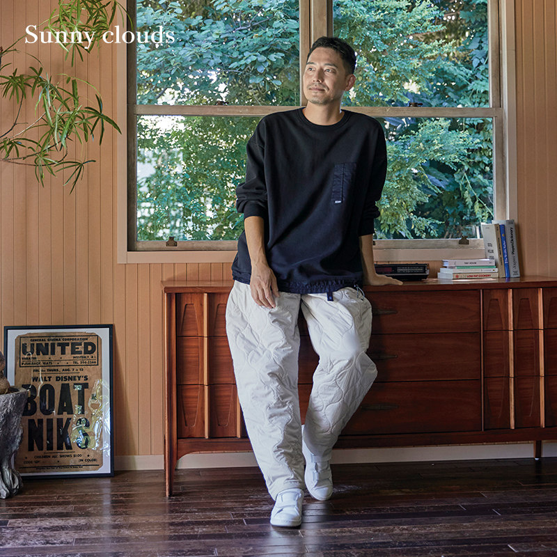 桑妮库拉/Sunny clouds棉混落肩抽绳下摆卫衣套头上衣男,男装,卫衣,淘宝优惠券,粉丝福利购,淘宝优惠卷