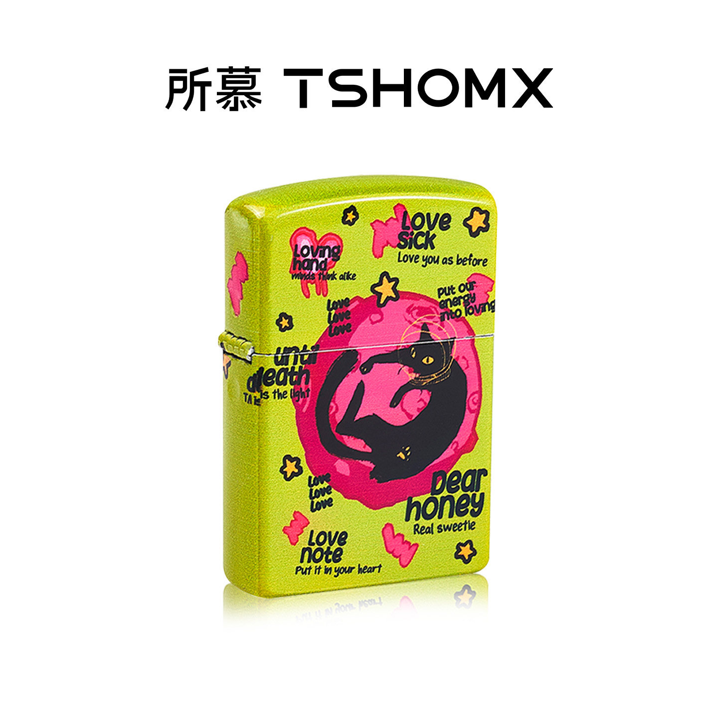 TSHOMX防风煤油打火机百变小猫定制创意惊喜生日礼物送男友正品