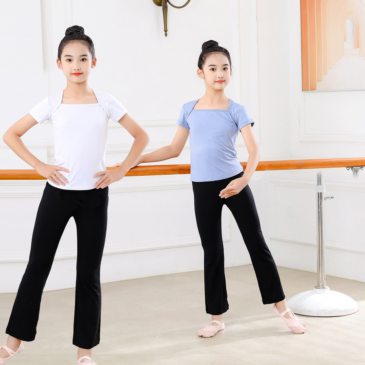 莫代尔女童舞蹈服拉丁套装练功服