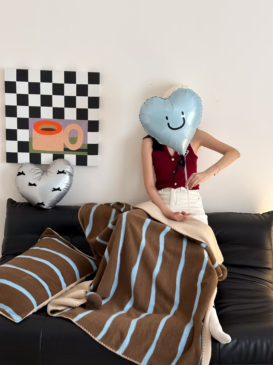 毛毯盖毯牛奶绒仿羊绒空调毯午休办公室汽车毯子ins风简约保暖