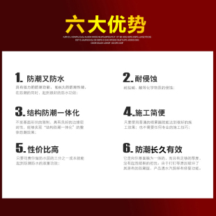 房屋卫士地下室防水防潮材料 防霉涂料 车库地面墙面防潮液20kg