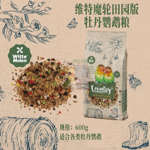 荷兰维特魔轮田园系列牡丹鹦鹉