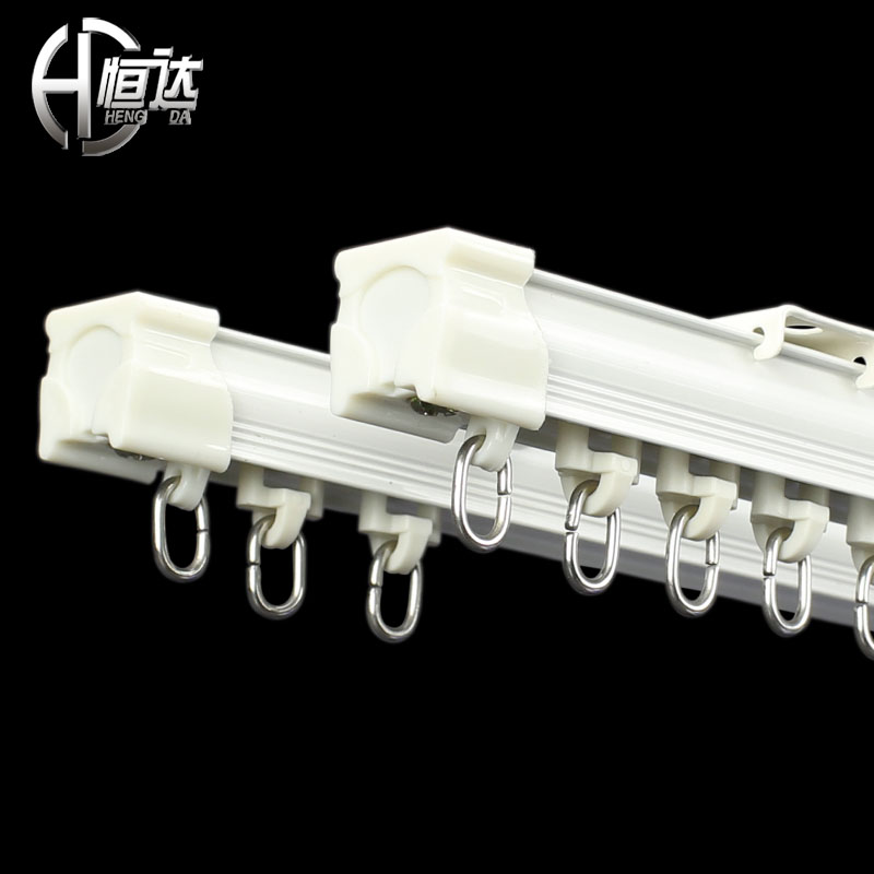 恒达窗帘轨道加厚铝合金材质