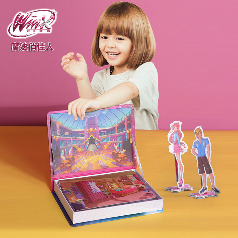 WINX儿童磁力拼图亲子异型玩具换衣穿衣3D纸模型身体拼插换装游戏|msdalam kategori Toy/bayi/teka-teki/blok bangunan/model, manik/teka-teki/Pasangan/pemasangan/Pukul mainan, teka-teki/teka-teki - dari Buy2taobao.com untuk memberikan perkhidmatan ejen Taobao profesional membeli