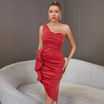Skirt Elegant socialite Dress Cocktail Party Evening Dress