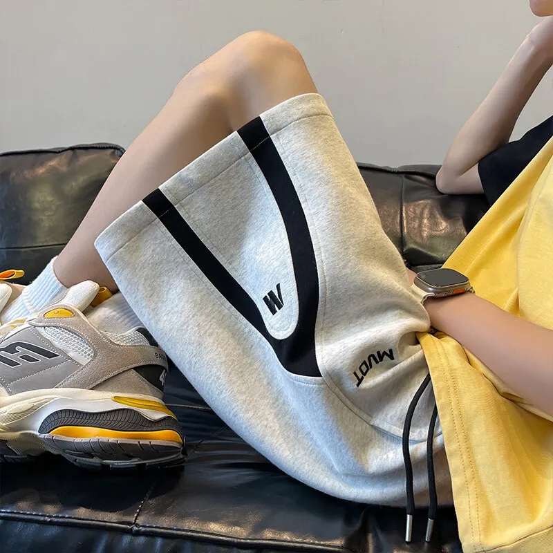 夏季薄款五分卫裤潮牌胖子休闲裤