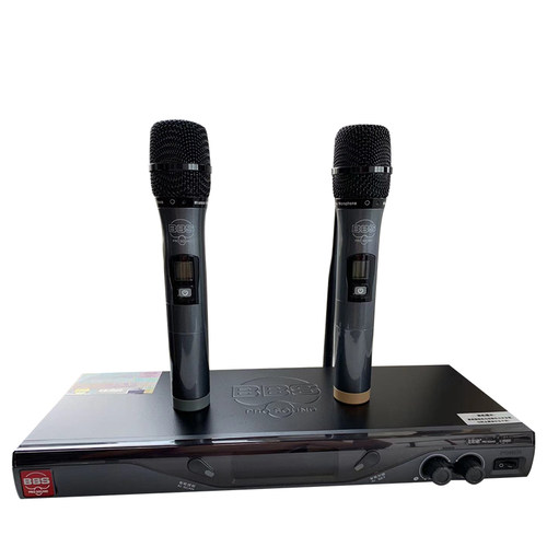 正品原装BBS U-4500D一托二专业K歌演唱麦克风 无线话筒U-4500D - 封面