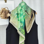 西丽纱纱巾丝巾70法式 春夏季 网红爆款 轻盈透气方巾领巾围巾披肩
