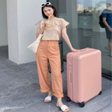 Свежий брендовый универсальный вместительный и большой трендовый чемодан с молнией, популярно в интернете, 32 дюймов