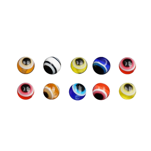 路亚鱼眼挡珠挡豆德州倒钓组软饵配件专用撞珠挡豆响珠仿真假饵