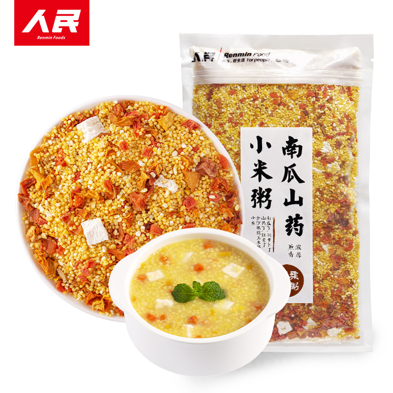 人民食品南瓜山药小米粥400g