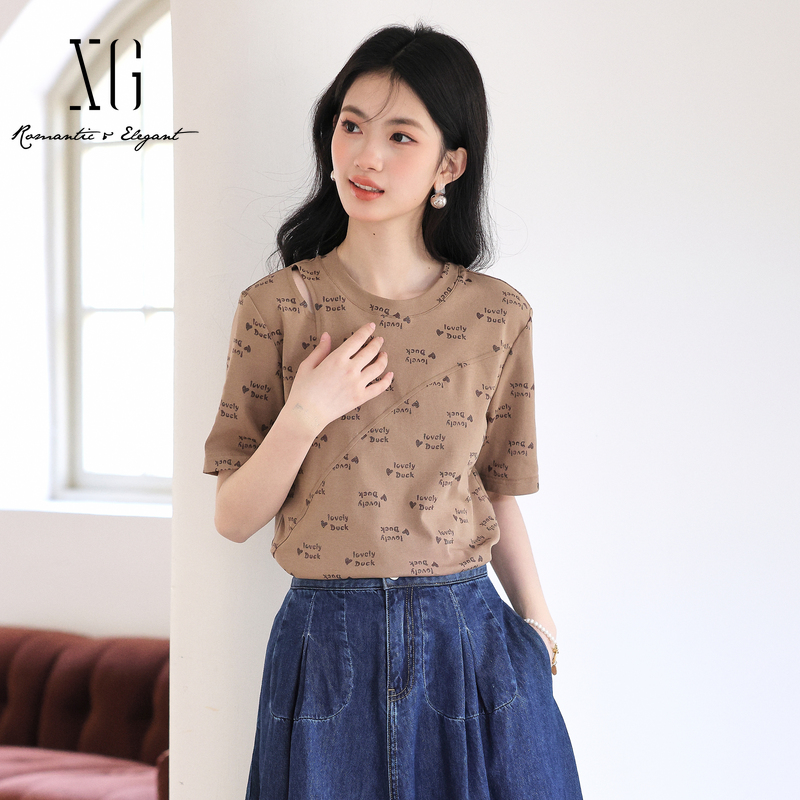 xg雪歌短袖通勤简约薄款