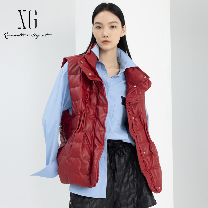 xg雪歌通勤常规立领羽绒服