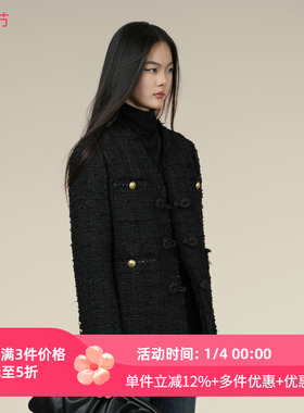 XG/雪歌2025年冬季新款新中式羽绒中长款外套女上衣XK407015A390