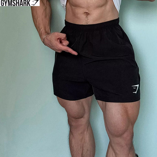 英国gymshark篮球健身运动短裤男夏季新款透气速干宽松训练五分裤