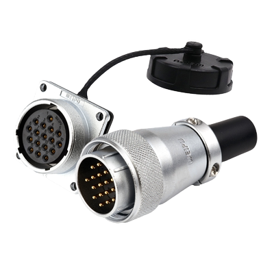 威浦航空插头WS28公母对接