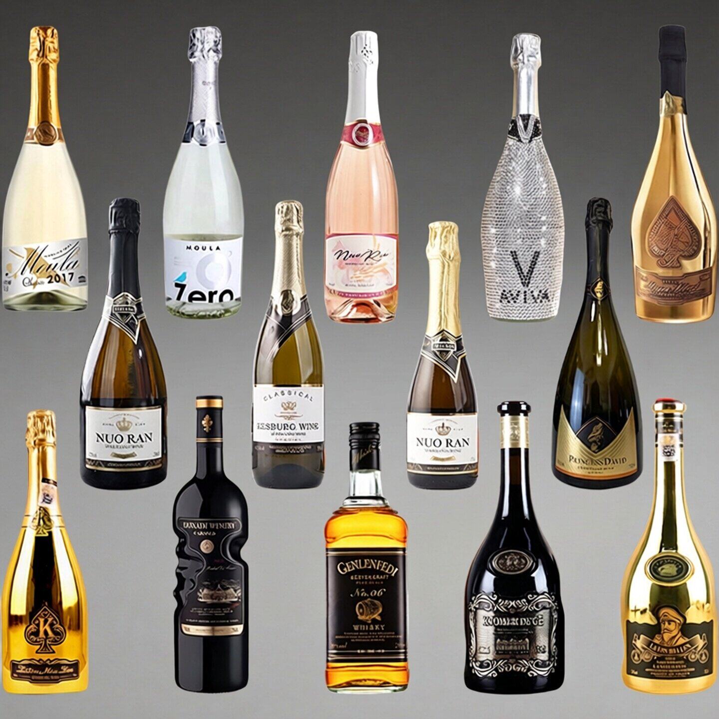 样板房仿真酒摆件软装饰品酒橱柜香槟酒汽泡酒果酒拍摄道具假酒柜