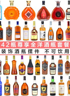 装饰酒瓶彷真洋酒摆设家