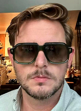 真男人宝藏墨镜男 超个性方款板材偏光太阳镜男 简约可配度数眼镜