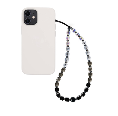 Novi欧美小众品牌stringting同款渐变水晶方糖短款手机链挂件绳