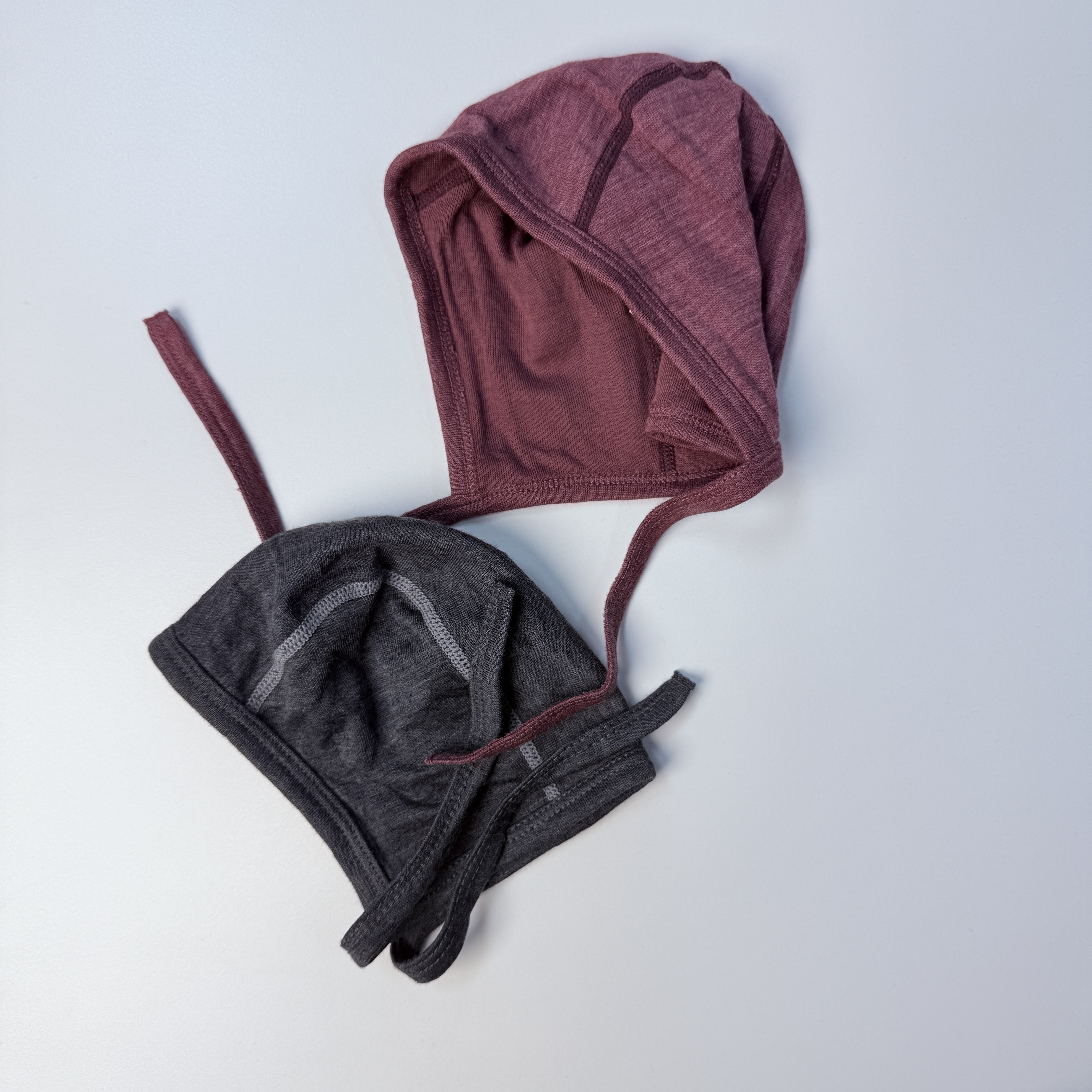 北欧原单美利奴羊毛婴幼儿帽子秋冬男女童护耳套头帽保暖/速干