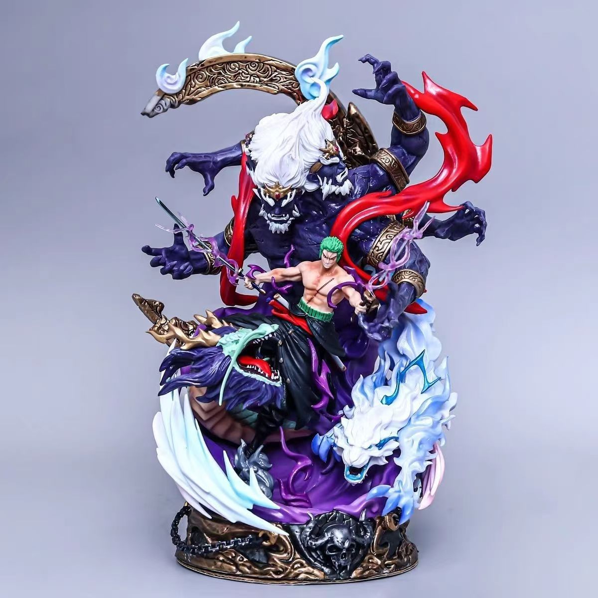 海贼王LX索隆地狱之王阎魔手办模型雕像男生礼物潮玩摆件造型公仔