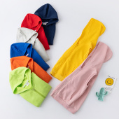 幼儿园服背心 纯棉连帽马夹薄款 儿童马甲女孩男童春季 外穿2025新款