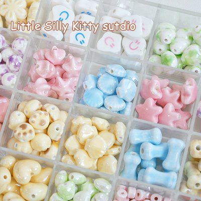 陶瓷可爱陶瓷合集手工diy材料