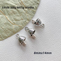 Xiaoben Cat handmade Chinese-style alloy small bell pendant, ancient-style step shake diy bracelet, necklace, earrings, handmade materials thumbnail 8