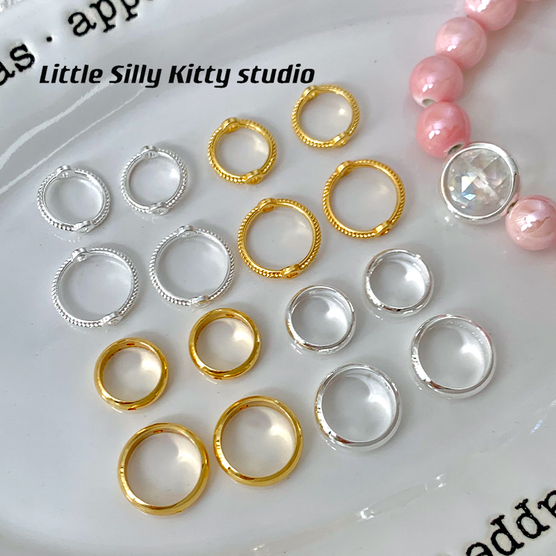 保色镀金镀银diy串珠饰品配件