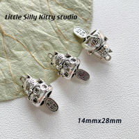 Xiaoben Cat handmade Chinese-style alloy small bell pendant, ancient-style step shake diy bracelet, necklace, earrings, handmade materials thumbnail 4