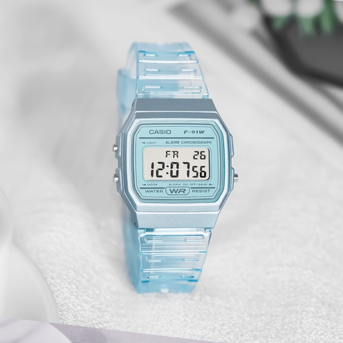 Casio卡西欧小方块果冻电子表